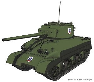 M4A1 Sherman (Sanders University), Girls Und Panzer, Girls Und Panzer: Saishuushou, Platz, Model Kit, 1/35, 4545782051056